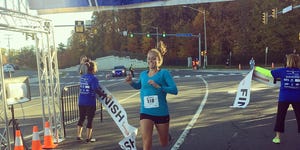 Alexis Fairbanks at the 2016 Breakaway 5K in McLean, Virginia.