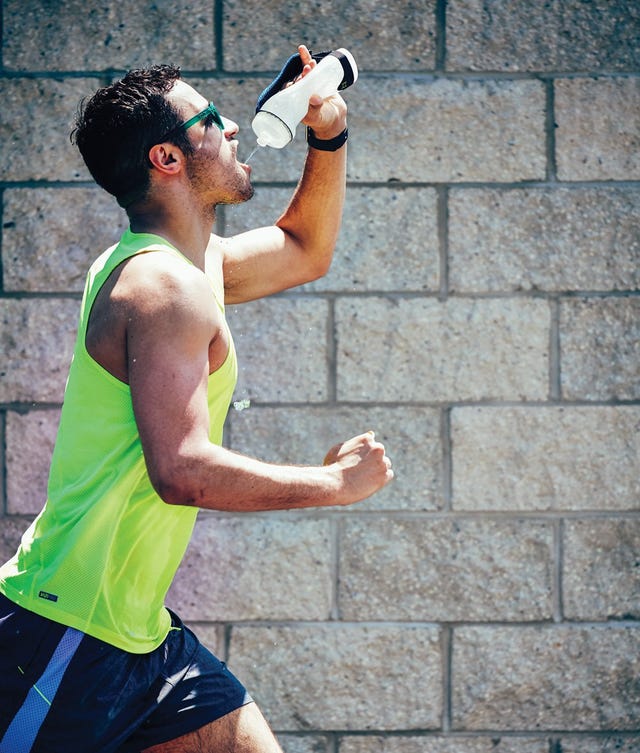 prevent dehydration when running