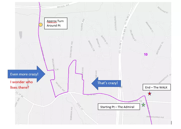 Gerrymander 5K Race Course