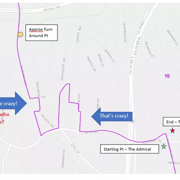 Gerrymander 5K Race Course Gerrymander 5K Race Course