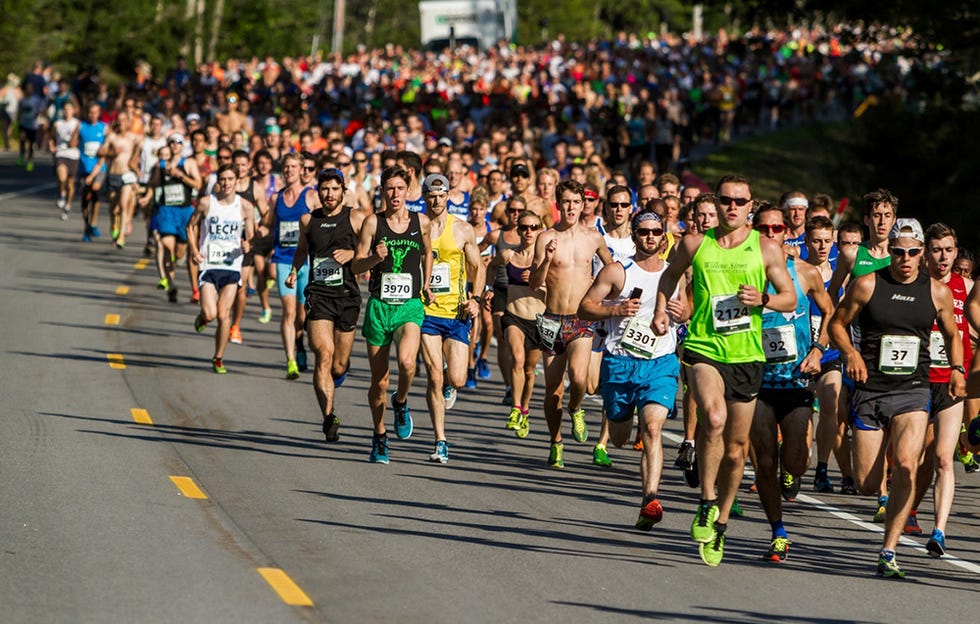 Runners on the course