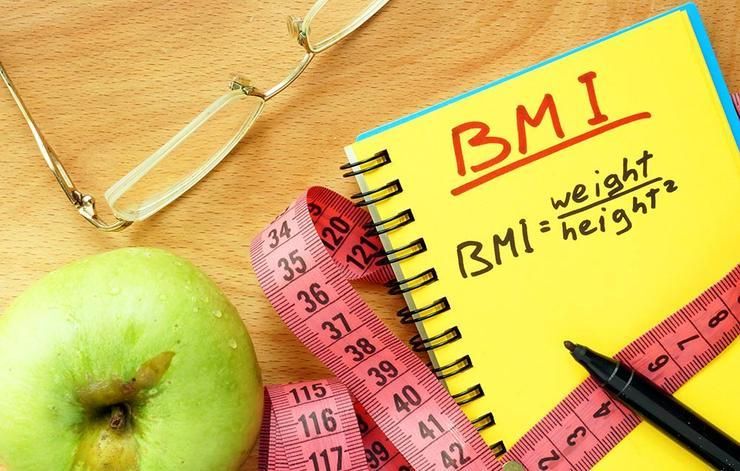 bmi written on note pad