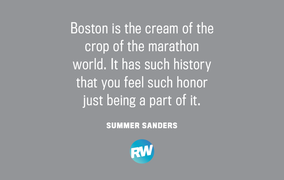 Boston Marathon Motivational Quote history