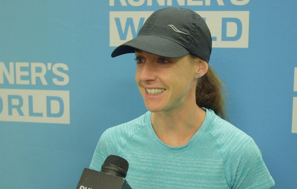 Molly Huddle 2017 Boston Marathon