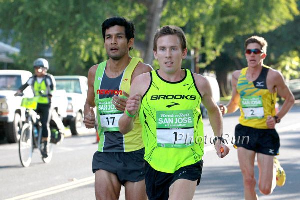 Ryan Vail runs a half marathon.