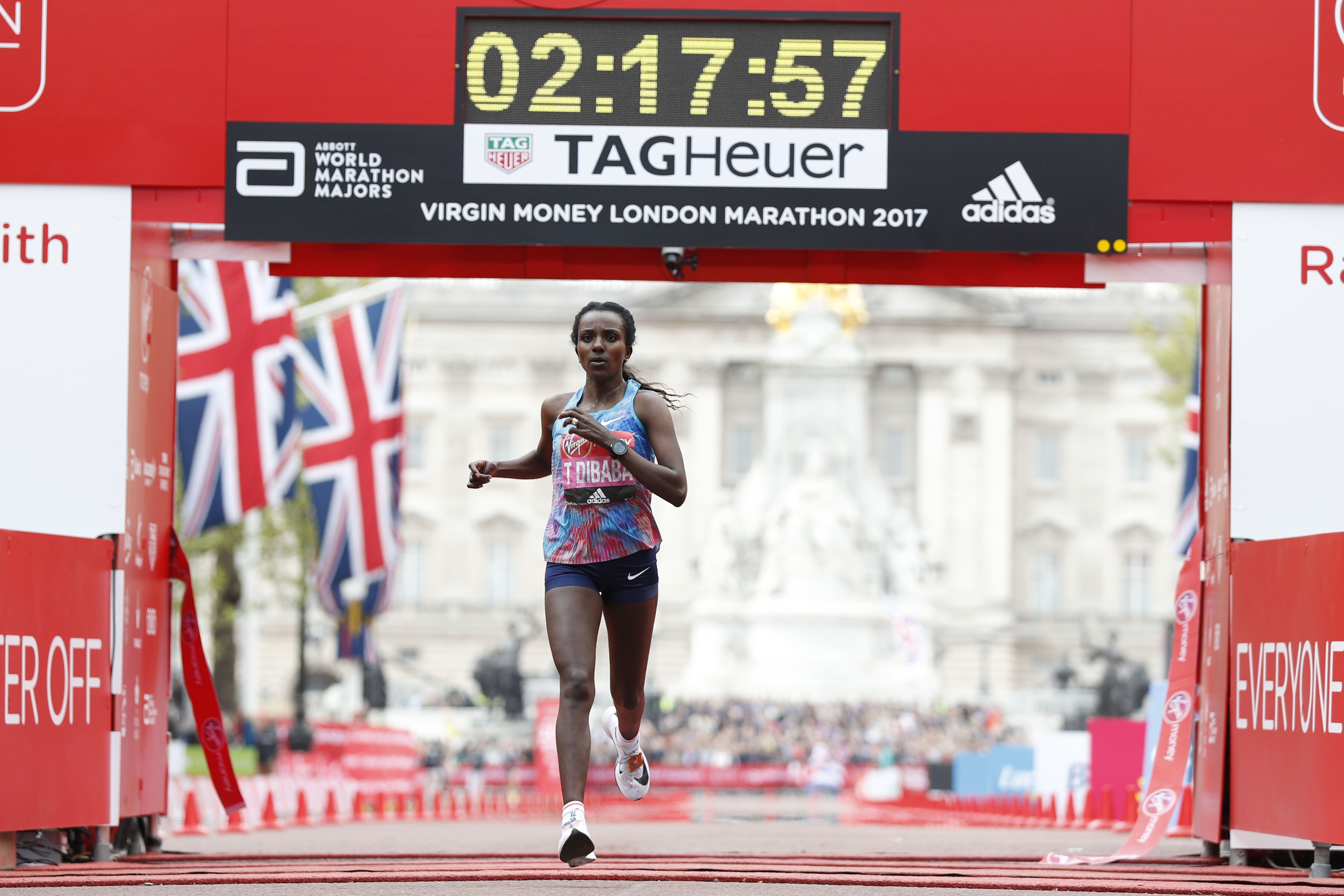 Dibaba second at 2017 London Marathon