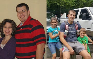 David Pharr before and after weight loss