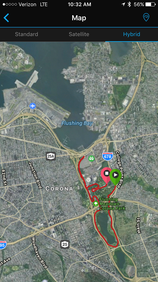 the race route 