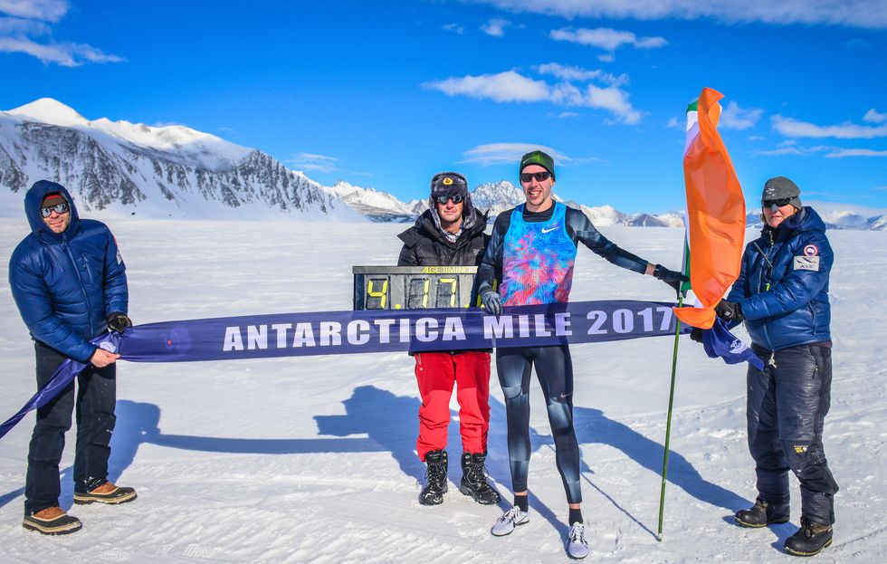 Antarctica Marathon mile
