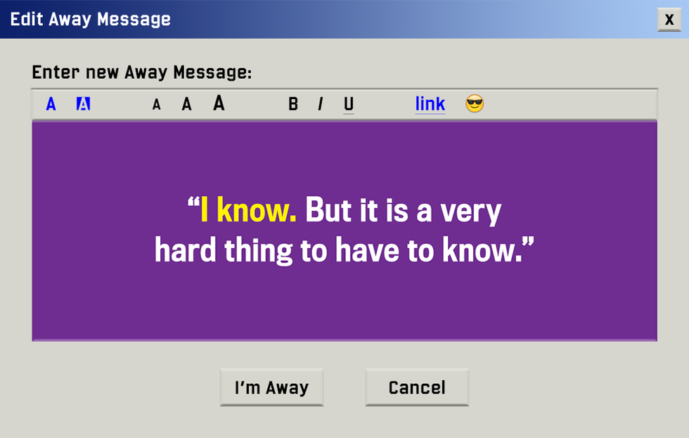  read away message