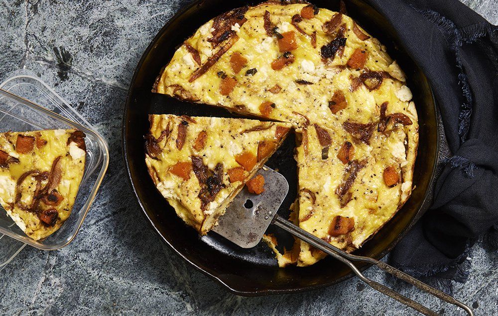 butternut squash and onion frittata butternut squash and onion frittata