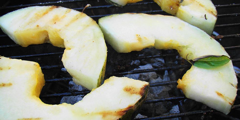 grilled melon