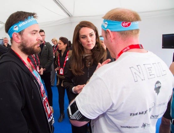 Kate Middleton with the Heads Together