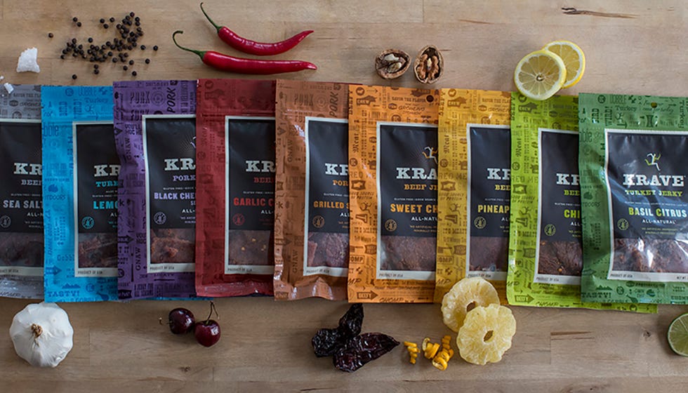 Krave jerky bags