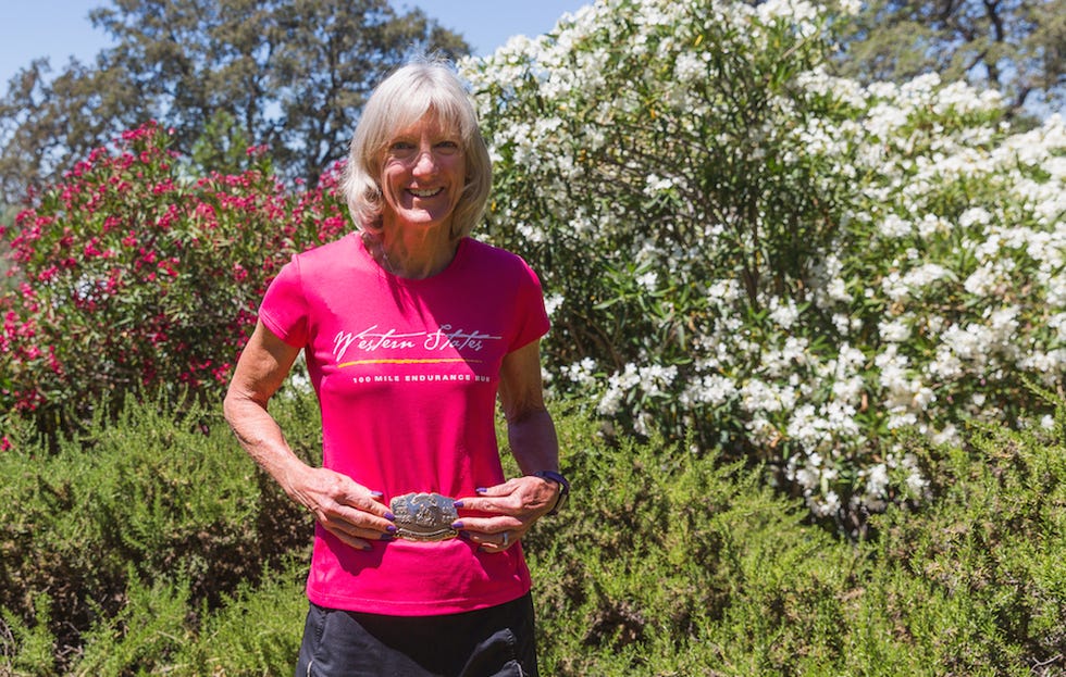 Karen with her medal