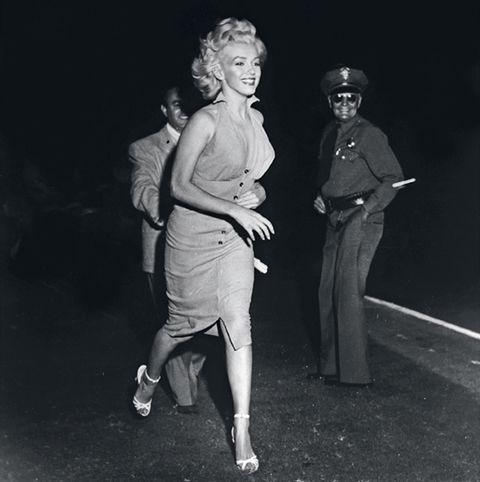 Marilyn Monroe running