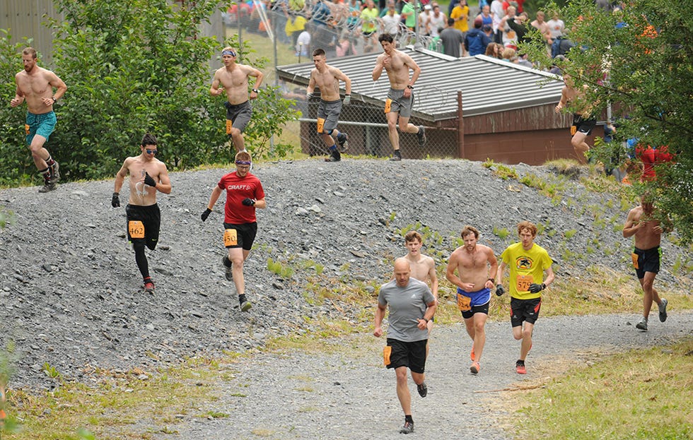 Runners on the course