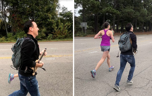 Running With a Guitar