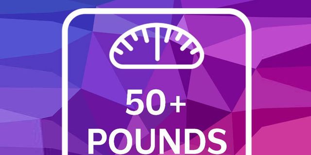 50+pounds graphic