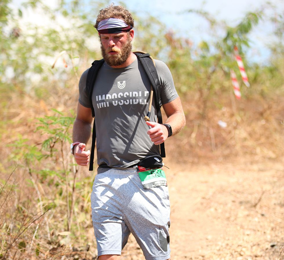 Runyon competing in The North Face Thailand 50K, the race that he says “tried to break me.” 