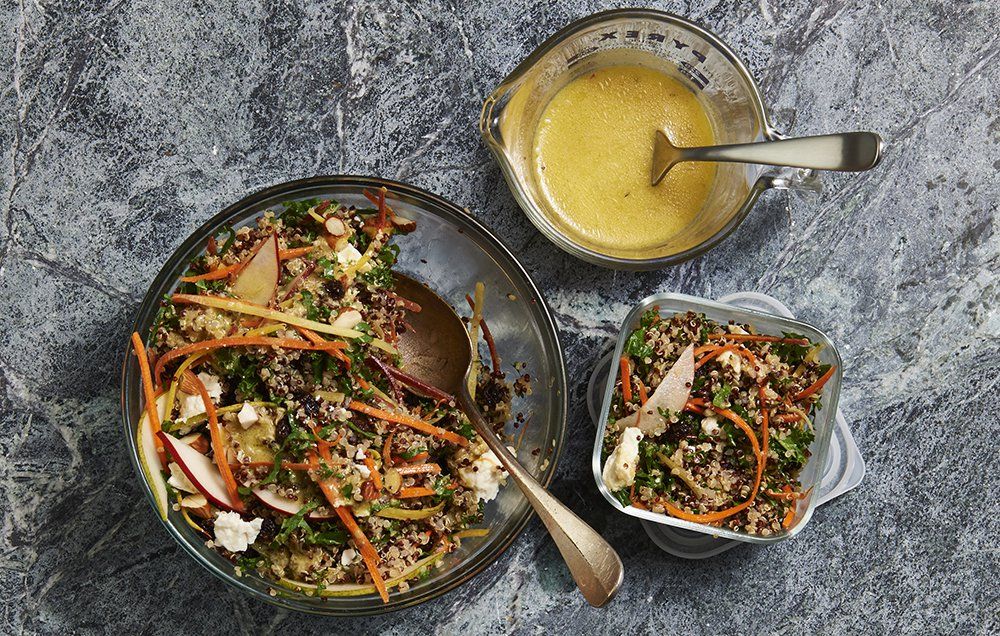 winter quinoa salad with dressing winter quinoa salad with dressing