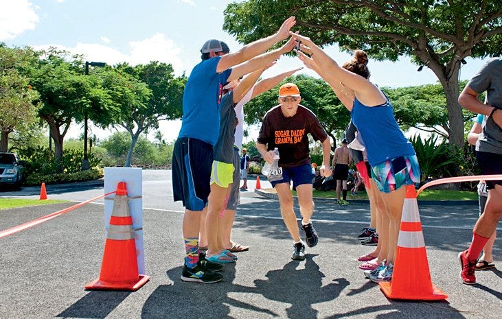 run relays all year randall ryan finish line