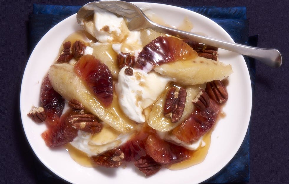 whole roasted bananas