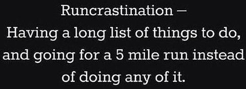 runcrastination