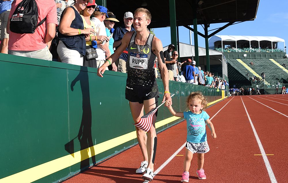 Galen Rupp and his daughter