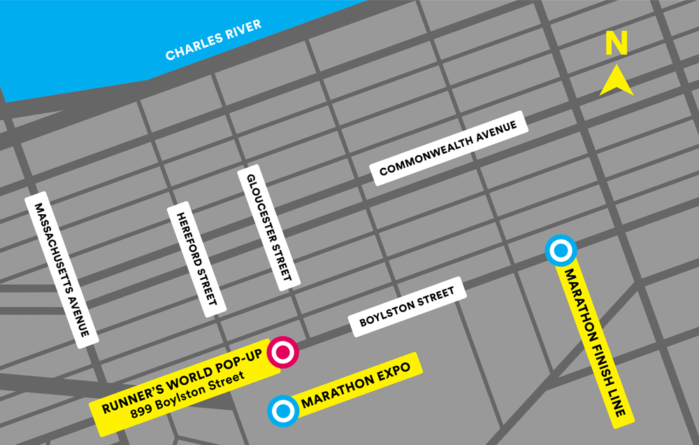 Runner's World pop-up
