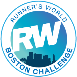 Runner's World Boston Challenge logo Runner's World Boston Challenge logo