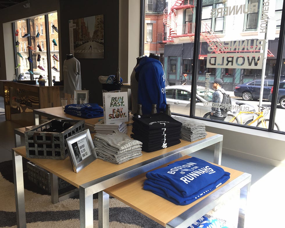 Runner's World pop-up in Boston