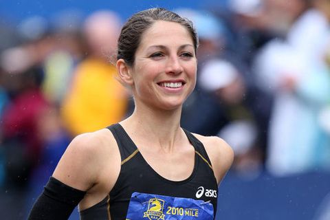 Sara Hall at the BAA 10 Mile in 2010.