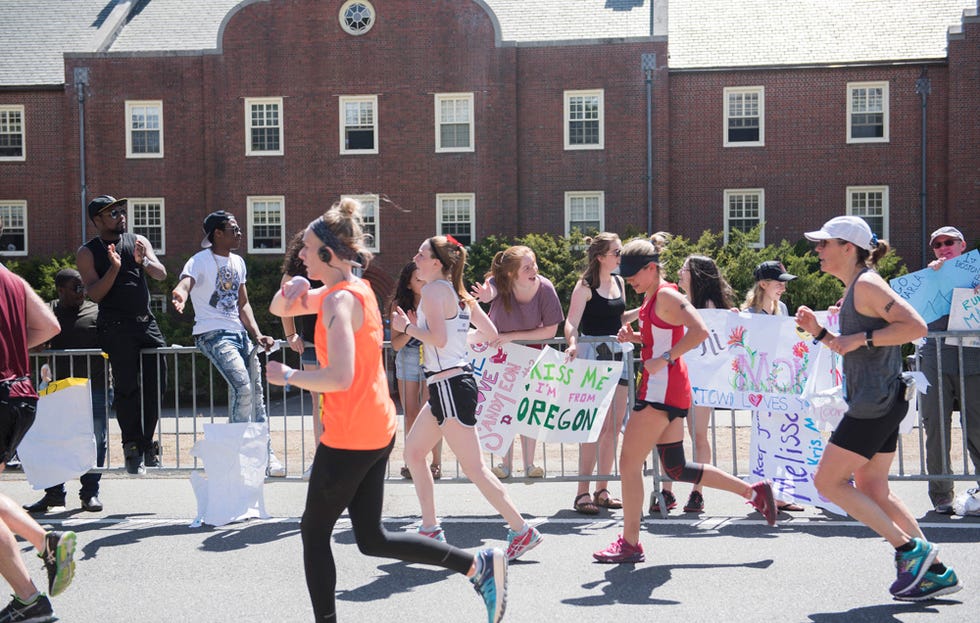 Boston Marathon Scream Tunnel