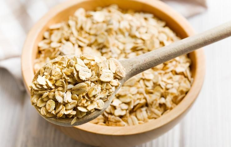 oats on a spoon
