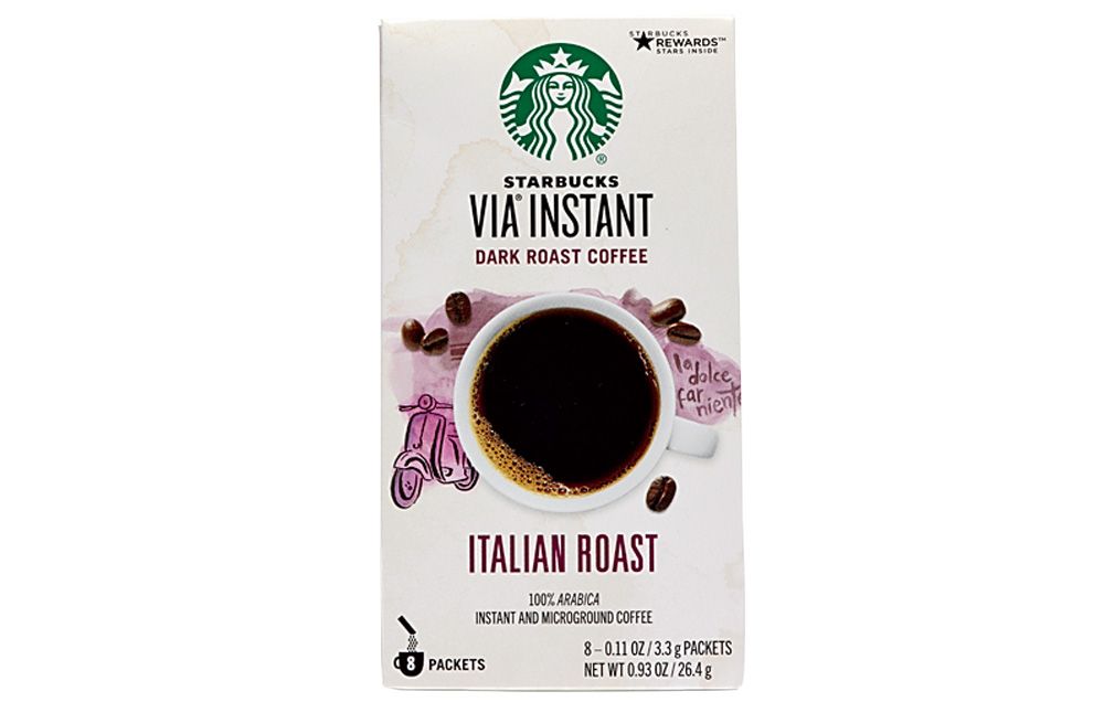 caffeine for runners Starbucks Via