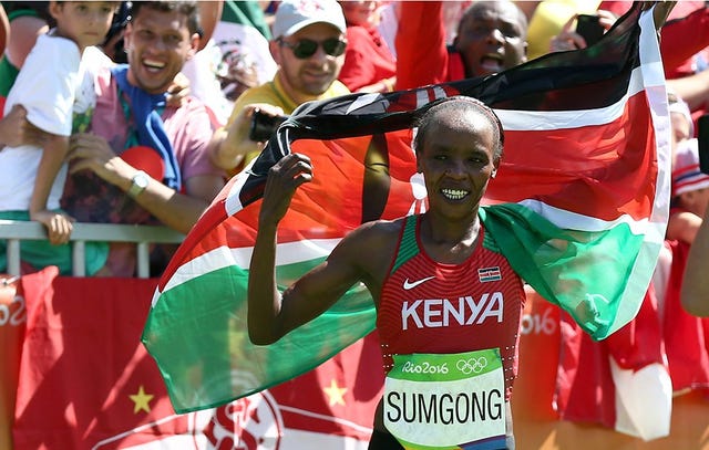 Jemima Sumgong at 2016 Olympics