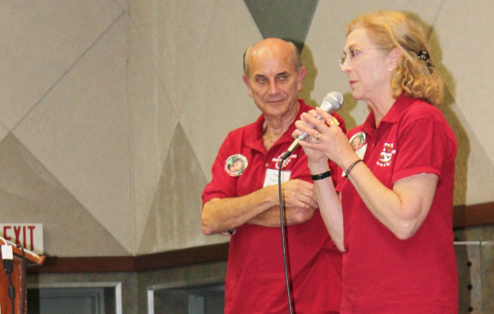 Kathrine Switzer and Roger Robinson