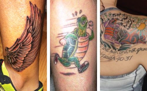 Marathon Tattoo Ideas for Guys  