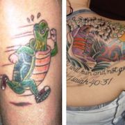 Running-Inspired Tattoo Slider