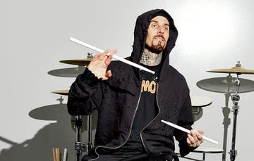 celebrity runner Travis Barker
