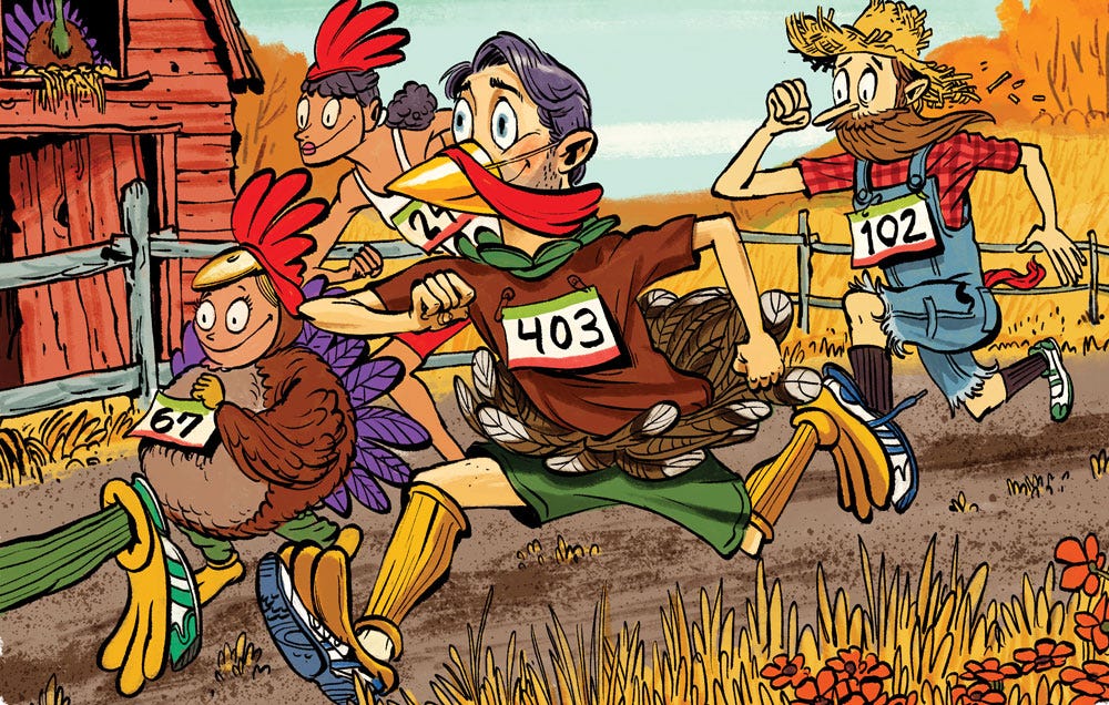 Before you tuck in, Turkey Trot on, Entertainment