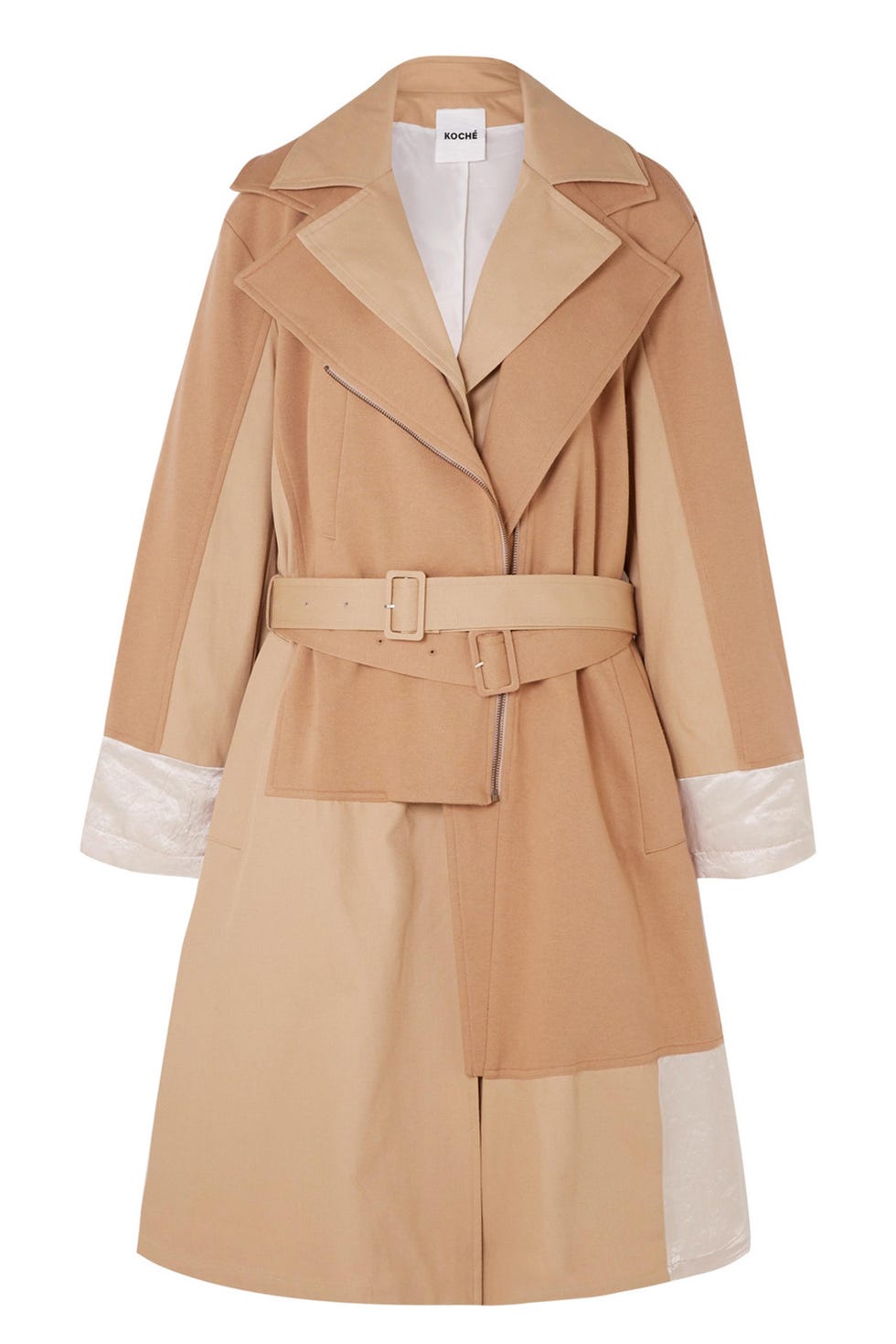 Clothing, Coat, Outerwear, Trench coat, Overcoat, Sleeve, Beige, Collar, Robe, Belt, 