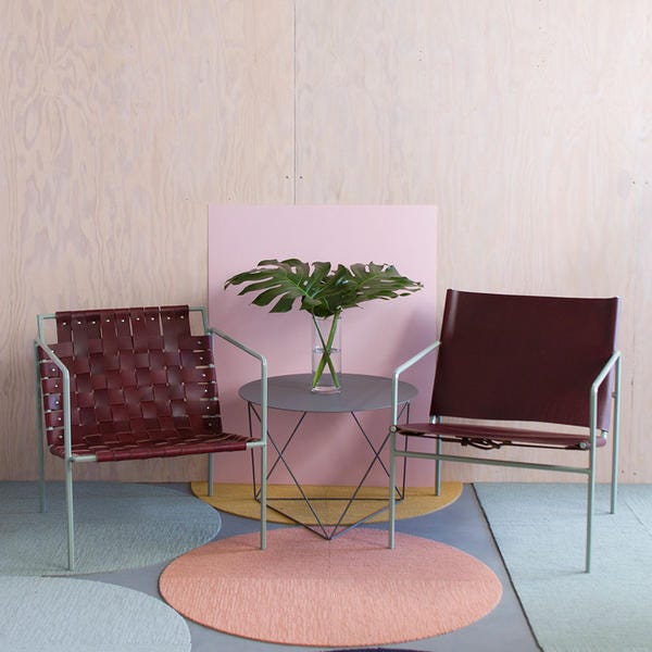 Furniture, Table, Coffee table, Pink, Interior design, Chair, Room, Houseplant, Design, Flowerpot, 