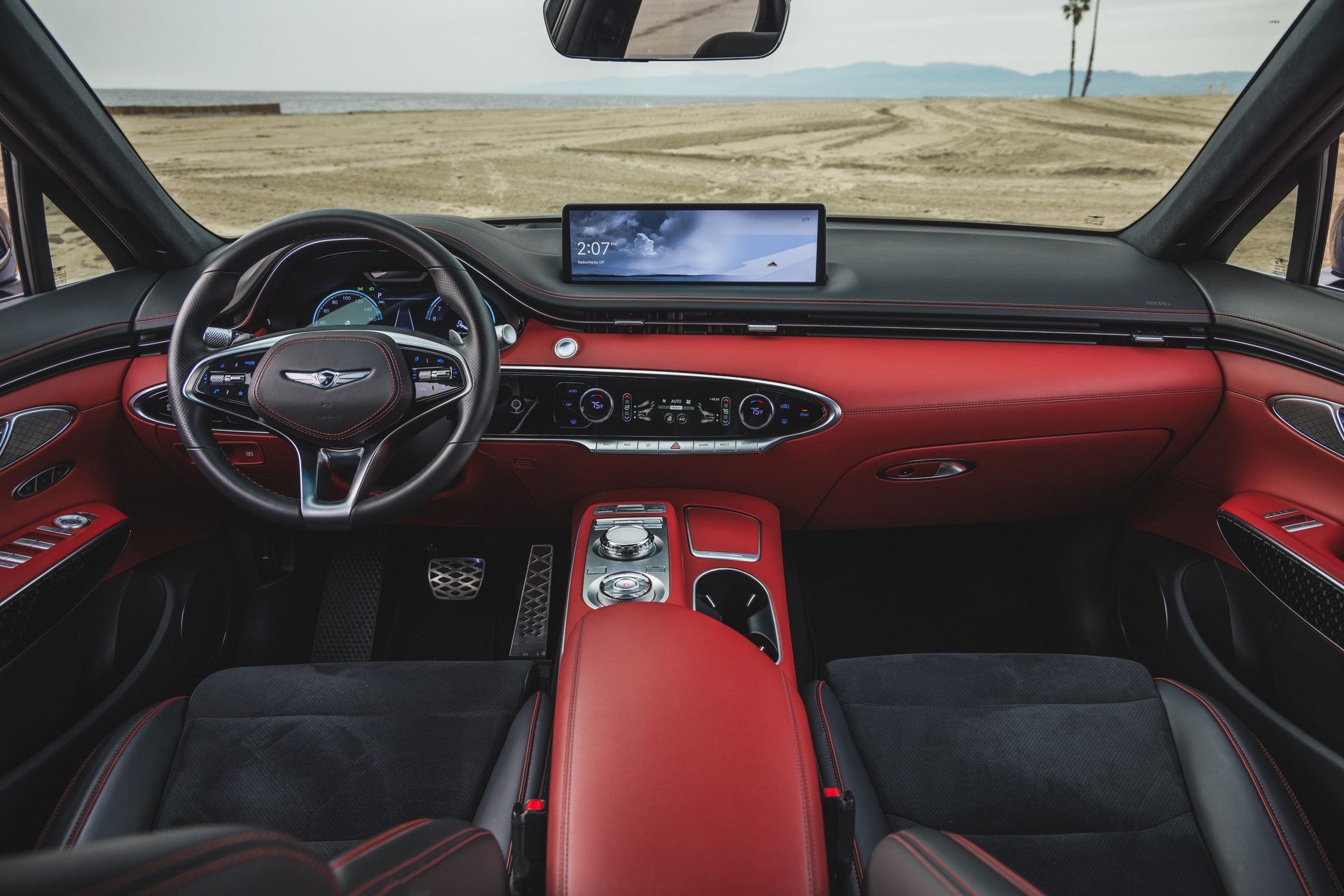 Genesis Gv70 Red Interior Top 10+ Videos And 90+ Images