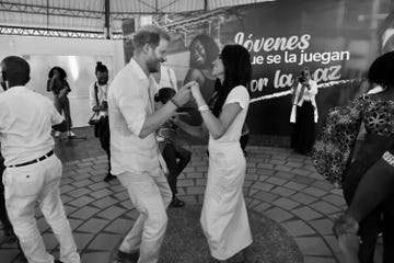 meghan harry dancing