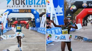 benson kiplangat y caroline nyaguthii, ganadores del 10k ibiza 2023