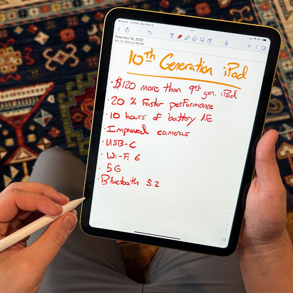 Apple Versus Comparison Generation 10th A iPad 9th iPad Generation: Head-to-Head