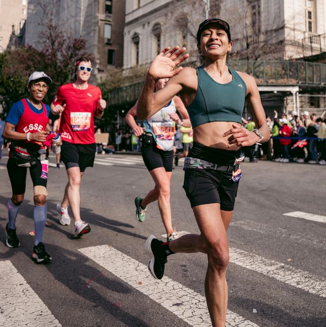 how long does it take to Best Fitness Trackers a group of runners at the 2023 new york city marathon