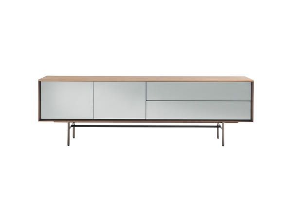 puraday Credenza Cucina Bassa 111x34x75 cm Credenza Per Cucina